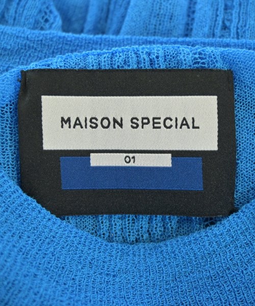 MAISON SPECIAL（メゾンスペシャル）ニット・セーター 青 サイズ:1(S位) メンズ/2200610415036
