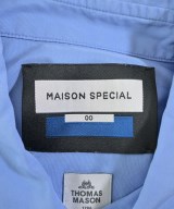 MAISON SPECIAL（メゾンスペシャル）カジュアルシャツ 青 サイズ:00(S位) メンズ/2200615305042