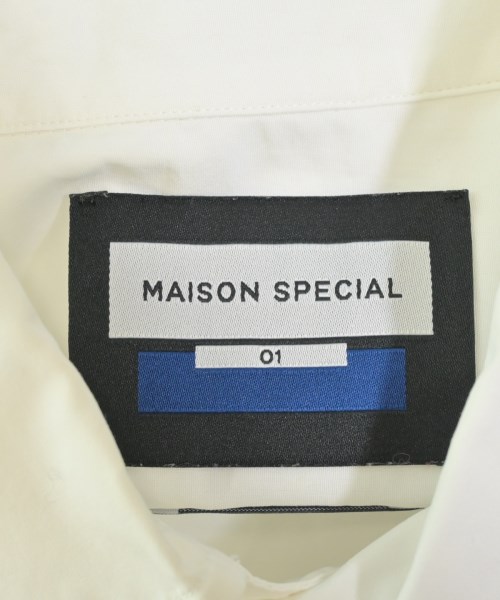 MAISON SPECIAL（メゾンスペシャル）カジュアルシャツ 白 サイズ:01(M位) メンズ/2200615305059