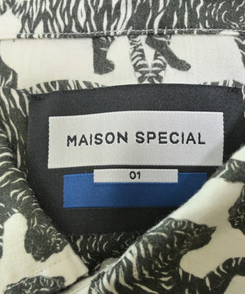 MAISON SPECIAL（メゾンスペシャル）カジュアルシャツ 白 サイズ:01(M位) メンズ/2200615305097