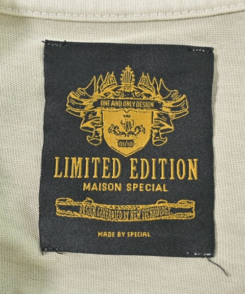 MAISON SPECIAL（メゾンスペシャル）Tシャツ・カットソー ベージュ サイズ:02(L位) メンズ/2200615305103