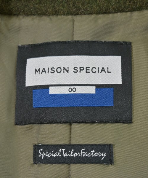 MAISON SPECIAL（メゾンスペシャル）チェスターコート カーキ サイズ:00(XS位) メンズ/2200619300012