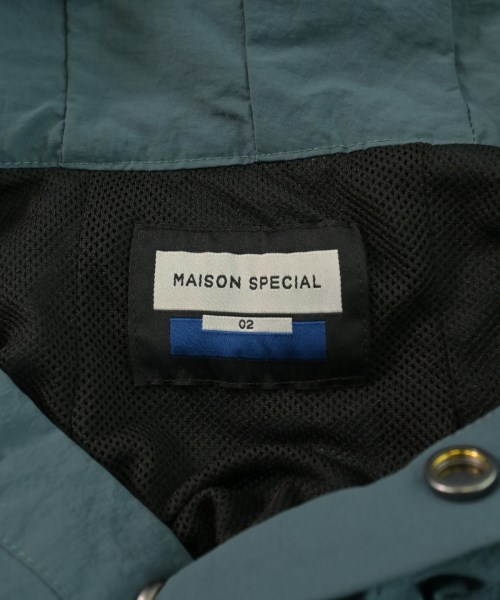 MAISON SPECIAL（メゾンスペシャル）マウンテンパーカー 青 サイズ:2(M位) メンズ/2200609252277