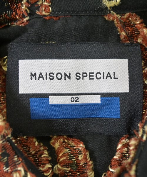 MAISON SPECIAL（メゾンスペシャル）カジュアルシャツ 黒 サイズ:02(M位) メンズ/2200609457061