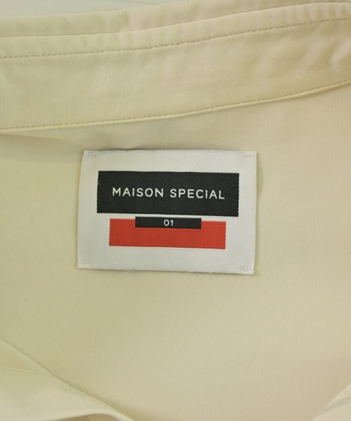 MAISON SPECIAL（メゾンスペシャル）カジュアルシャツ 白 サイズ:01(S位) メンズ/2200675202077