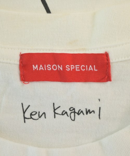 MAISON SPECIAL（メゾンスペシャル）Tシャツ・カットソー 白 サイズ:46(M位) メンズ/2200672162251