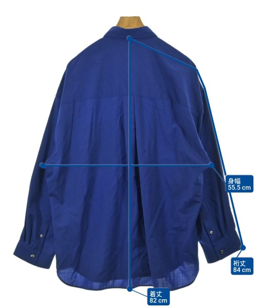 MAISON SPECIAL（メゾンスペシャル）カジュアルシャツ 青 サイズ:1(S位) メンズ/2200675850025