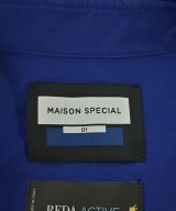 MAISON SPECIAL（メゾンスペシャル）カジュアルシャツ 青 サイズ:1(S位) メンズ/2200675850025