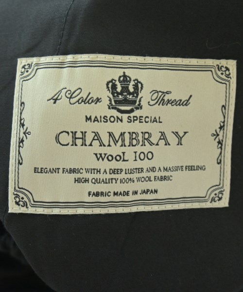 MAISON SPECIAL（メゾンスペシャル）カーゴパンツ 黒 サイズ:1(S位) メンズ/2200677017600