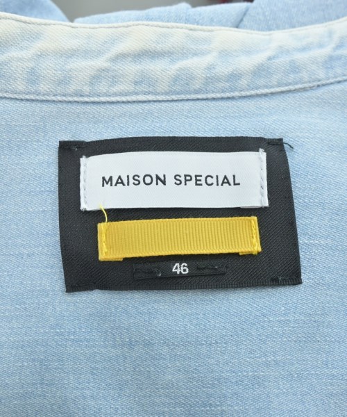 MAISON SPECIAL（メゾンスペシャル）カジュアルシャツ 青 サイズ:M メンズ/2200677671017
