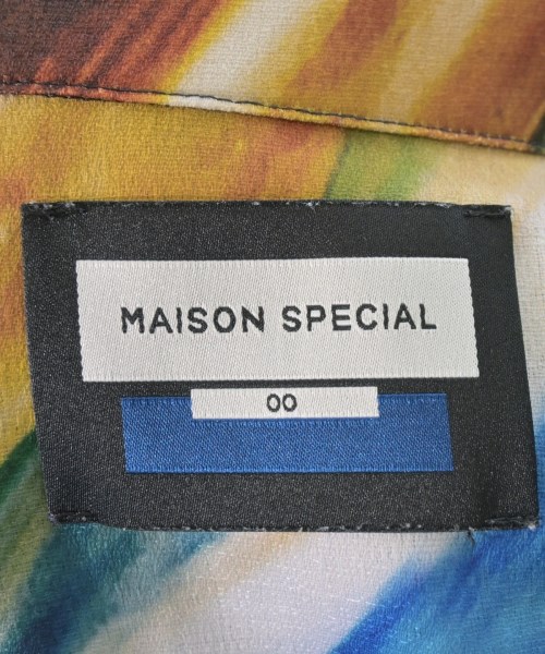 MAISON SPECIAL（メゾンスペシャル）カジュアルシャツ 紺 サイズ:0(S位) メンズ/2200673757029