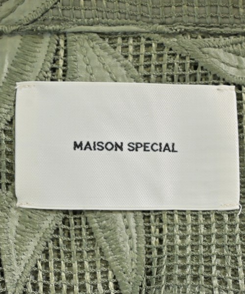 MAISON SPECIAL（メゾンスペシャル）カジュアルシャツ 緑 サイズ:1(S位) メンズ/2200672861383