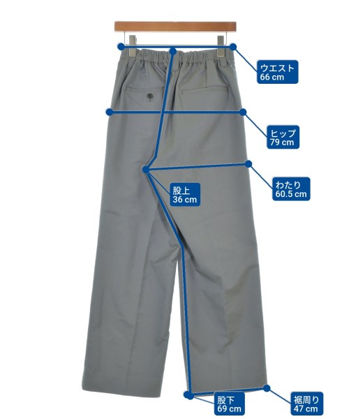 MAISON SPECIAL（メゾンスペシャル）スラックス グレー サイズ:00(XS位) メンズ/2200679669067