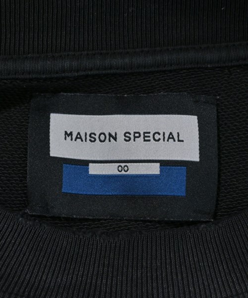 MAISON SPECIAL（メゾンスペシャル）スウェット 黒 サイズ:0(XS位) メンズ/2200681281097