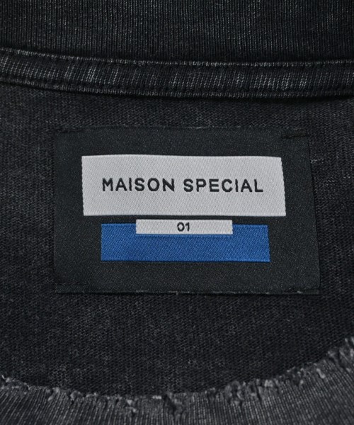 MAISON SPECIAL（メゾンスペシャル）Tシャツ・カットソー 黒 サイズ:1(S位) メンズ/2200681281165