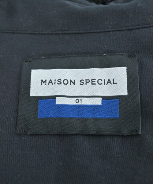 MAISON SPECIAL（メゾンスペシャル）カジュアルシャツ 黒 サイズ:01(M位) メンズ/2200681650039