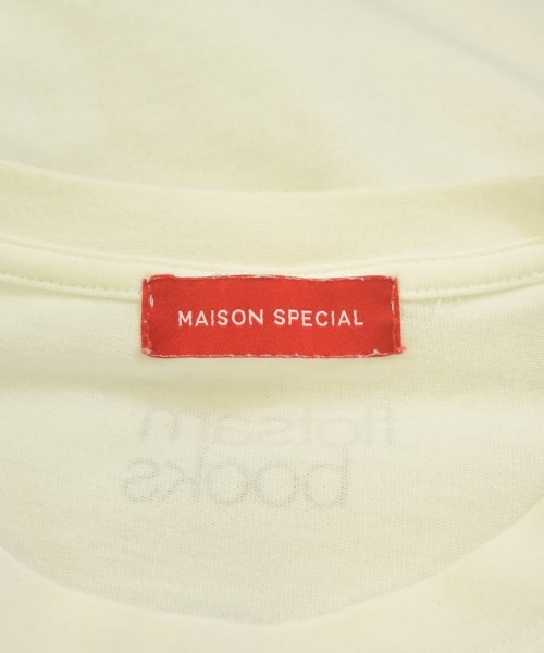 MAISON SPECIAL（メゾンスペシャル）Tシャツ・カットソー 白 サイズ:44(S位) メンズ/2200682165013