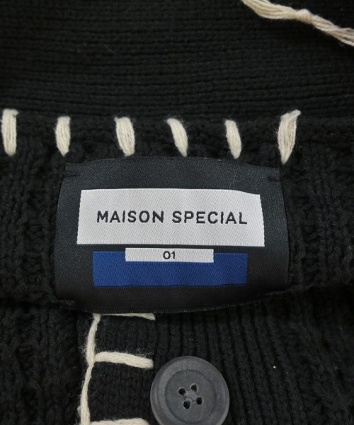 MAISON SPECIAL（メゾンスペシャル）カーディガン 黒 サイズ:01(S位) メンズ/2200690242041
