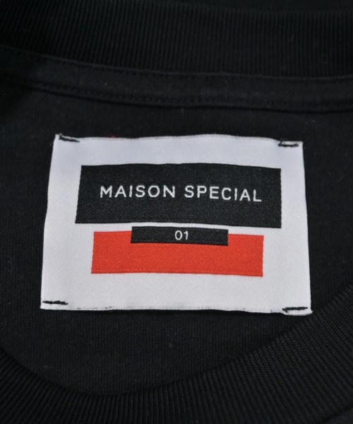 MAISON SPECIAL（メゾンスペシャル）Tシャツ・カットソー 黒 サイズ:01(S位) メンズ/2200690699128