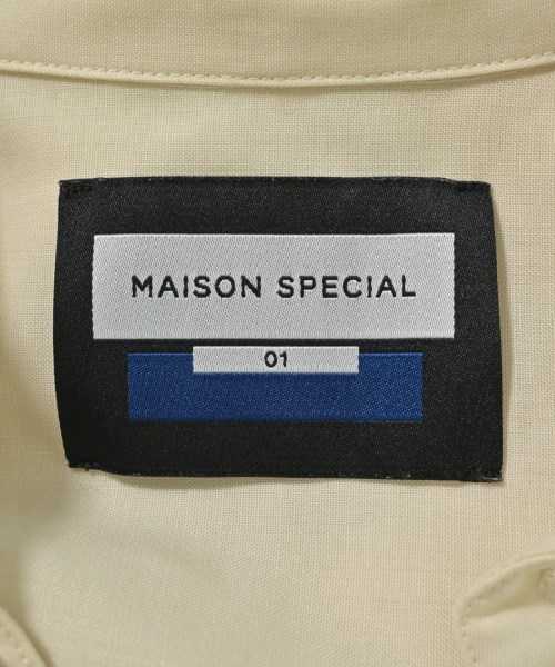 MAISON SPECIAL（メゾンスペシャル）カジュアルシャツ ベージュ サイズ:1(S位) メンズ/2200694620128