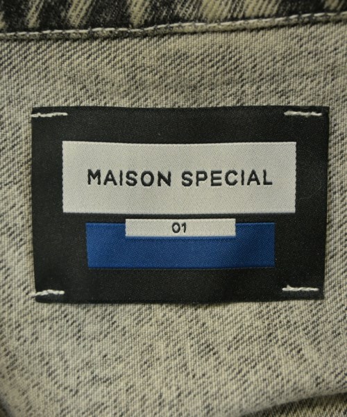 MAISON SPECIAL（メゾンスペシャル）デニムジャケット グレー サイズ:01(S位) メンズ/2200700331017