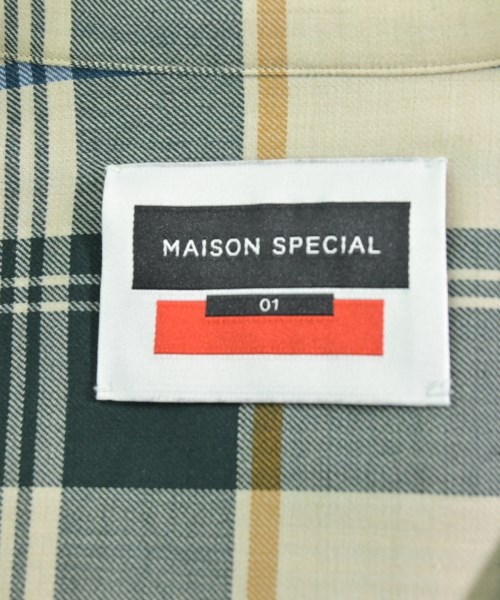 MAISON SPECIAL（メゾンスペシャル）カジュアルシャツ ベージュ サイズ:01(S位) メンズ/2200655512066