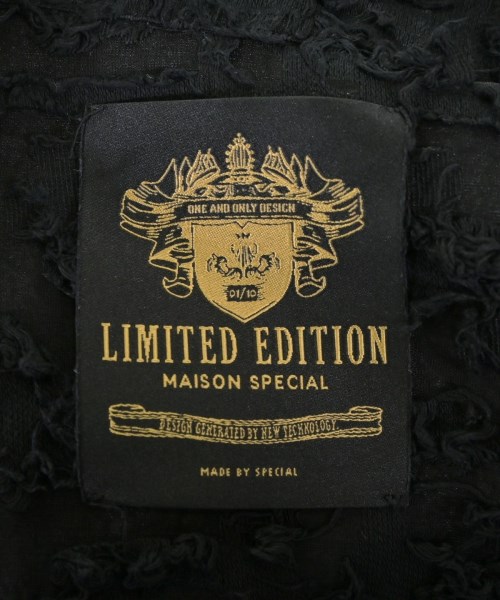 MAISON SPECIAL（メゾンスペシャル）カジュアルシャツ 黒 サイズ:2(M位) メンズ/2200656535019