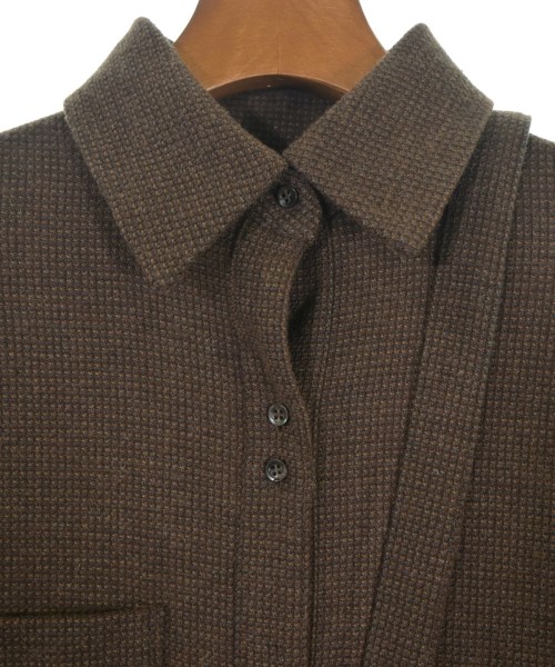 MAISON SPECIAL（メゾンスペシャル）カジュアルシャツ 茶 サイズ:F メンズ/2200650780170