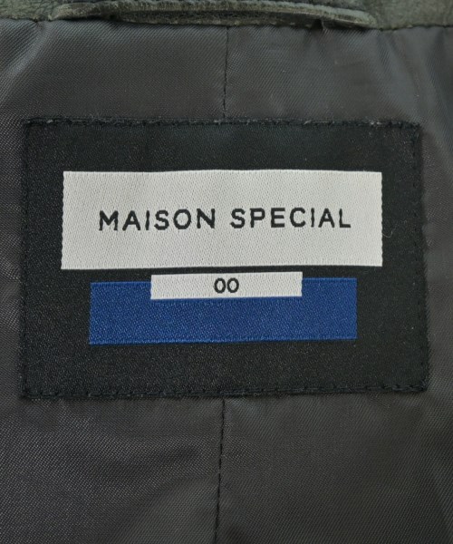 MAISON SPECIAL（メゾンスペシャル）ライダース 黒 サイズ:0(XS位) メンズ/2200658440052