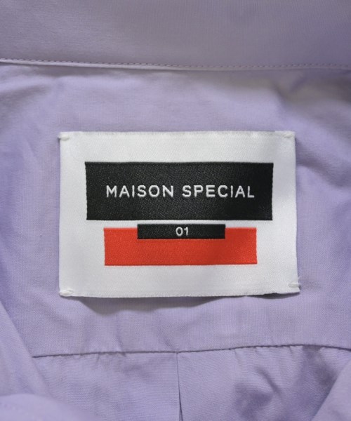 MAISON SPECIAL（メゾンスペシャル）カジュアルシャツ 紫 サイズ:1(S位) メンズ/2200703129192