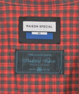 MAISON SPECIAL（メゾンスペシャル）カジュアルシャツ 赤 サイズ:02(M位) メンズ/2200711050105