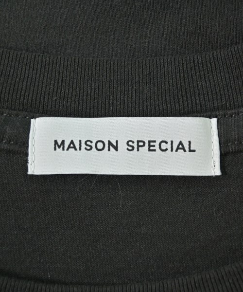 MAISON SPECIAL（メゾンスペシャル）Tシャツ・カットソー 黒 サイズ:F メンズ/2200713058062