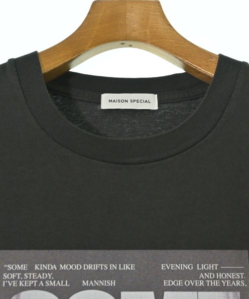 MAISON SPECIAL（メゾンスペシャル）Tシャツ・カットソー 黒 サイズ:F メンズ/2200713058062