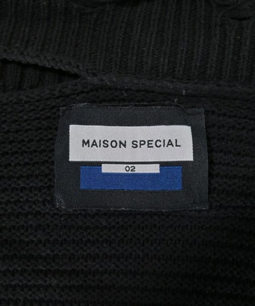 MAISON SPECIAL（メゾンスペシャル）カーディガン 黒 サイズ:02(M位) メンズ/2200646123066