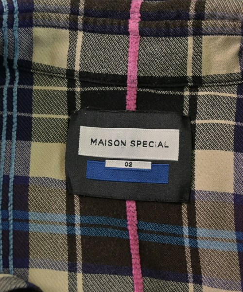 MAISON SPECIAL（メゾンスペシャル）カジュアルシャツ 黒 サイズ:2(M位) メンズ/2200646123127