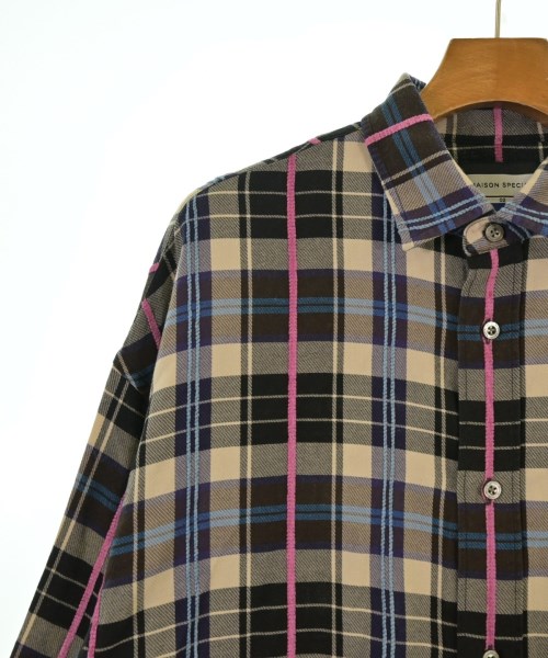 MAISON SPECIAL（メゾンスペシャル）カジュアルシャツ 黒 サイズ:2(M位) メンズ/2200646123127