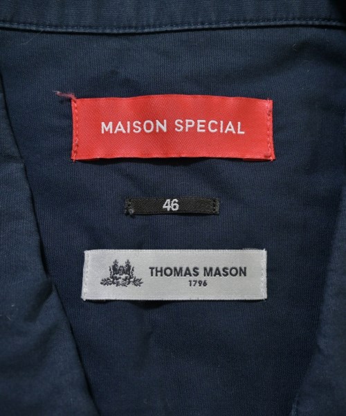 MAISON SPECIAL（メゾンスペシャル）カジュアルシャツ 紺 サイズ:46(M位) メンズ/2200636306097