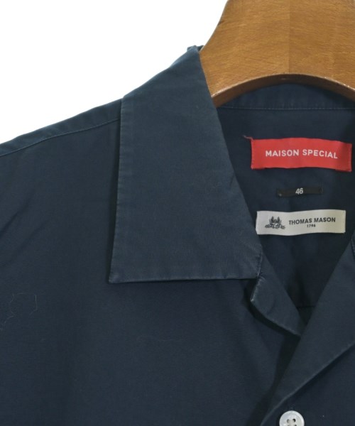 MAISON SPECIAL（メゾンスペシャル）カジュアルシャツ 紺 サイズ:46(M位) メンズ/2200636306097