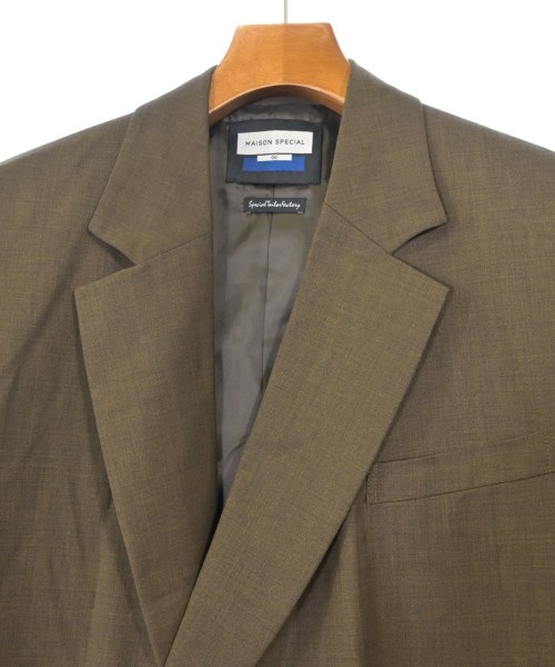 MAISON SPECIAL（メゾンスペシャル）カジュアルジャケット 茶 サイズ:00(XS位) メンズ/2200645524024