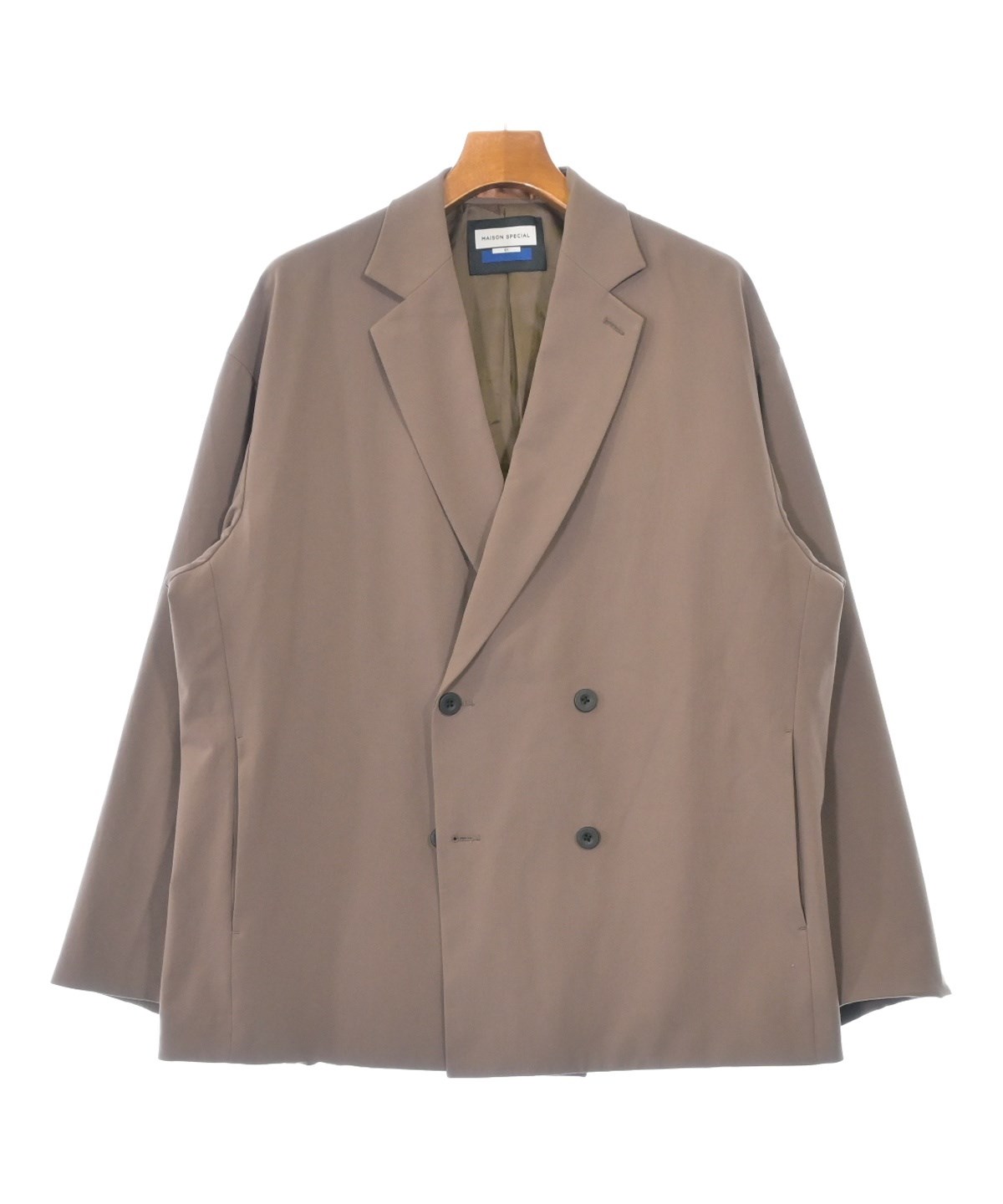 MAISON SPECIAL（メゾンスペシャル）カジュアルジャケット 茶 サイズ