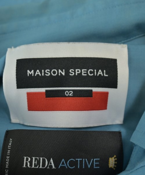 MAISON SPECIAL（メゾンスペシャル）カジュアルシャツ 青 サイズ:2(M位) メンズ/2200645524666