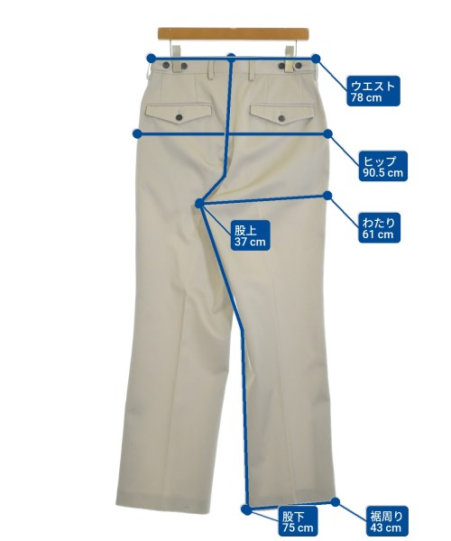 MAISON SPECIAL（メゾンスペシャル）スラックス ベージュ サイズ:1(S位) メンズ/2200647477182