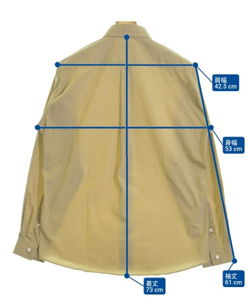 MAISON SPECIAL（メゾンスペシャル）カジュアルシャツ ベージュ サイズ:48(L位) メンズ/2200647890011