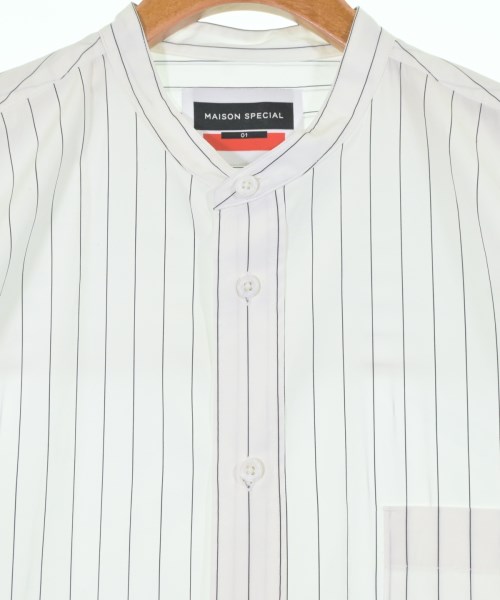 MAISON SPECIAL（メゾンスペシャル）カジュアルシャツ 白 サイズ:01(S位) メンズ/2200649737055