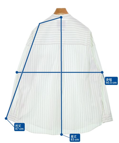 MAISON SPECIAL（メゾンスペシャル）カジュアルシャツ 白 サイズ:01(S位) メンズ/2200649737055