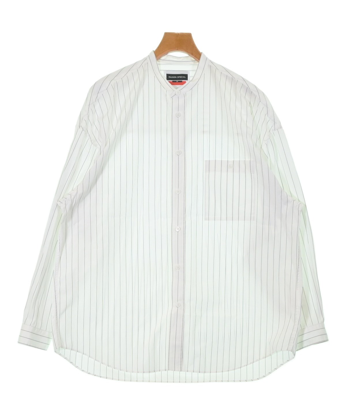 MAISON SPECIAL ホワイト長袖シャツ サイズ01 MAISON SPECIAL（メゾンスペシャル） 長袖シャツ 1 ホワイト メンズ