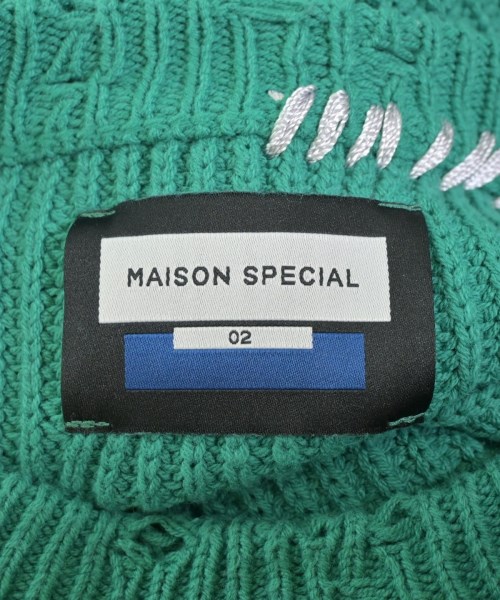 MAISON SPECIAL（メゾンスペシャル）ニット・セーター 緑 サイズ:02(M位) メンズ/2200644917025