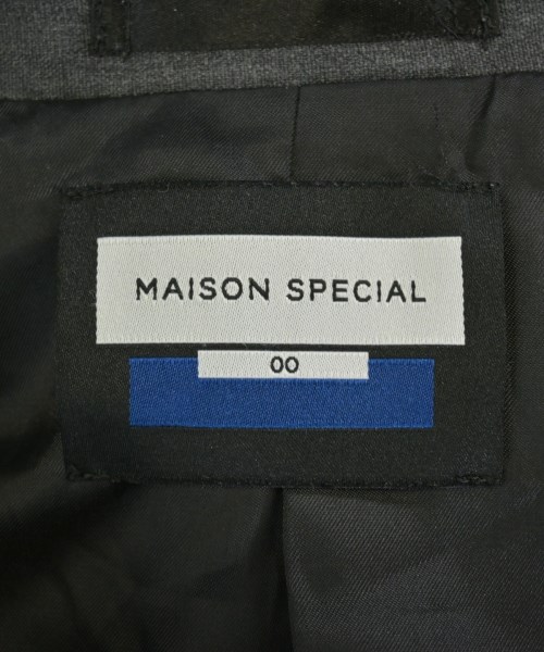 MAISON SPECIAL（メゾンスペシャル）テーラードジャケット グレー サイズ:00(XS位) メンズ/2200700842032