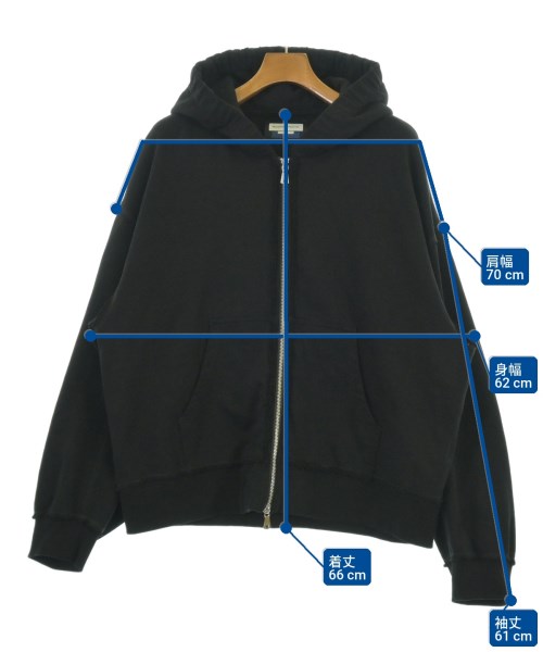 MAISON SPECIAL（メゾンスペシャル）パーカー 黒 サイズ:2(M位) メンズ/2200704451025