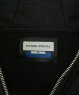 MAISON SPECIAL（メゾンスペシャル）パーカー 黒 サイズ:2(M位) メンズ/2200704451025